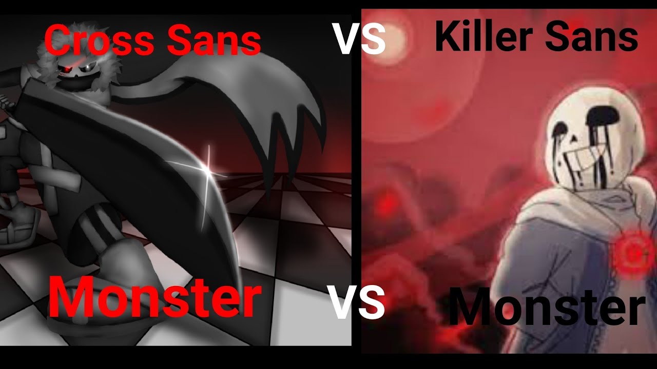 Cross Sans Vs Killer Sans Roblox Undertale Survive The Monsters - roblox undertale survive the monsters horror sans youtube