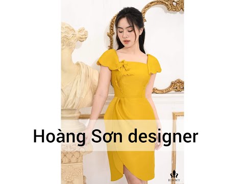 Hoàng Sơn designer|Dạy cắt may cơ bản:hướng dẫn cách cắt đầm cổ vuông tay chờm vai liền theo mẫu