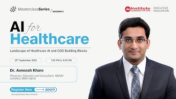 AI For Healthcare Masterclass Series | Session 3: AI for Streamlining Healthcare Admin & Ops
