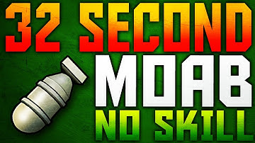MW3: 32 Second MOAB - Worlds Fastest MOAB? No Skill...
