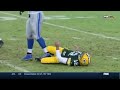 Ndamukong Suh Intentionally Step On Aaron Rodgers