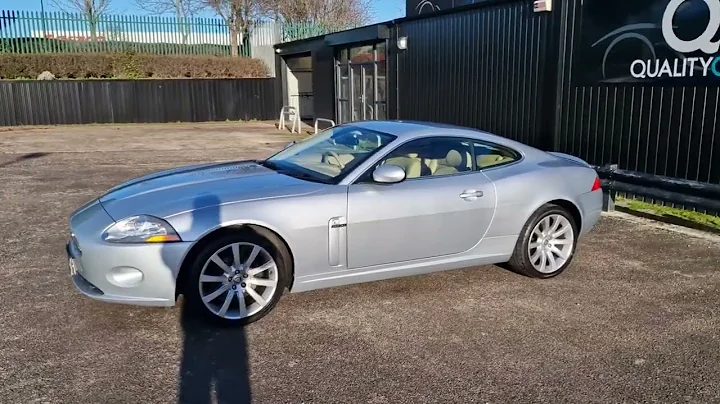 Jaguar XK 4.2 V8 Coupe in Liquid Silver Walk Around