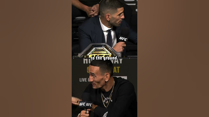 Ilia Topuria and Max Holloway's heated exchange at #UFC308 press conference!