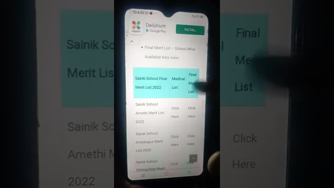 Sainik School Final Merit List 2022: Check Final Result AISSEE 2022.