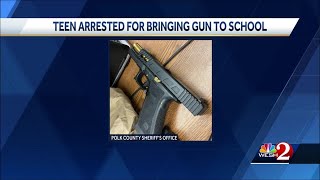 Polk County sheriff: 14-year-old student arrested with gun said he was going to 'shoot up school'