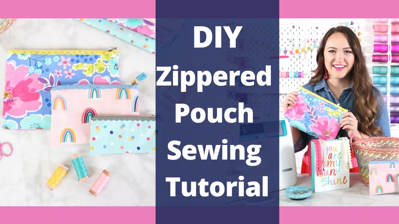 How to Sew a Basic Zippered Pouch 