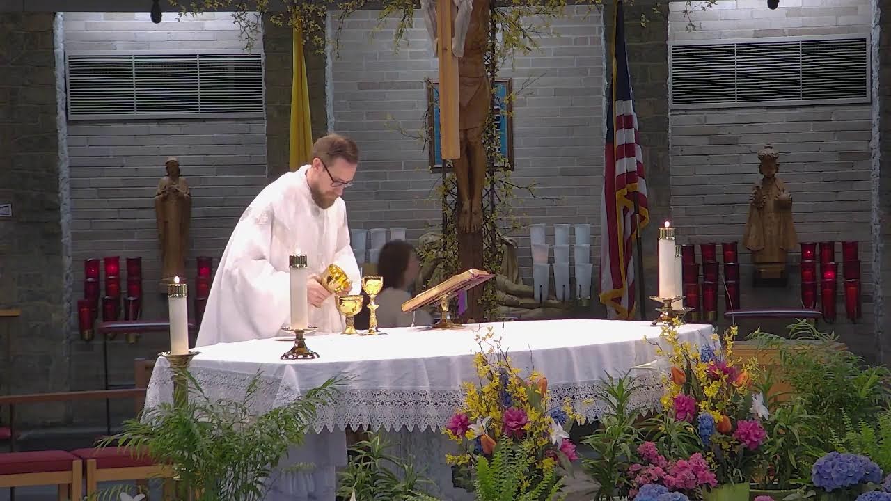 St. Catholic Mass Sunday April 21, 2024 YouTube