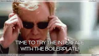 How to develop PyQt software (SHA2017)