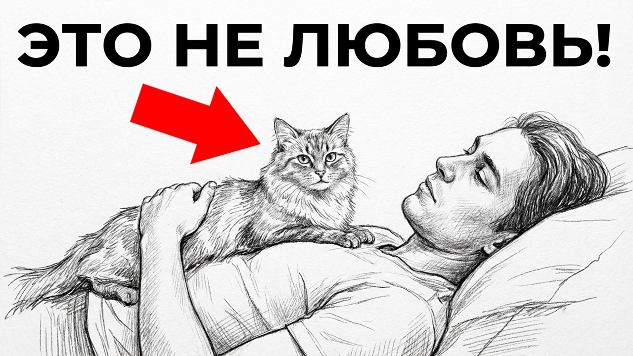 ПОЧЕМУ КОШКИ ВДРУГ ЗАЛЕЗАЮТ НА ВАС? ПРИЧИНА ШОКИРУЕТ!