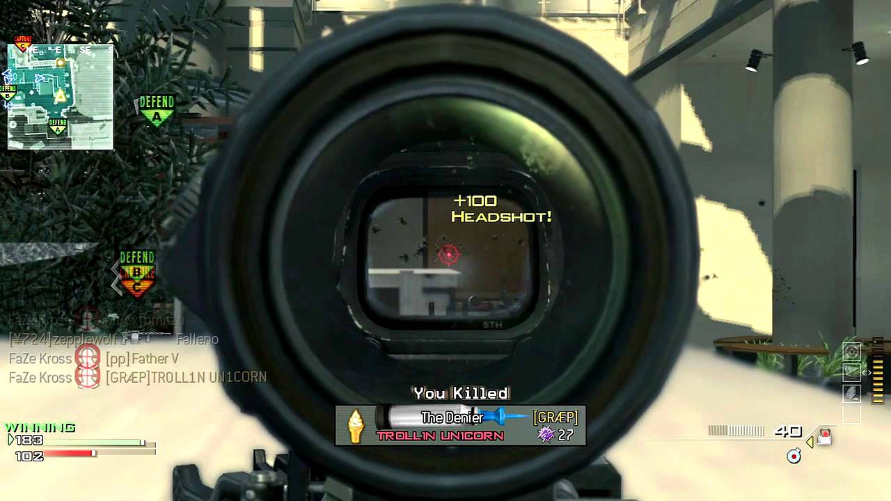 FaZe Kross - Modern Warfare 3 Sniper Montage - Day 12