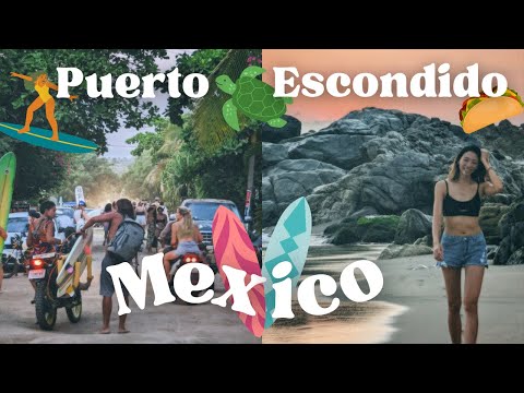 What to do in Puerto Escondido, Oaxaca: must try restaurants, baby turtles - 2022 Mexico Travel Vlog