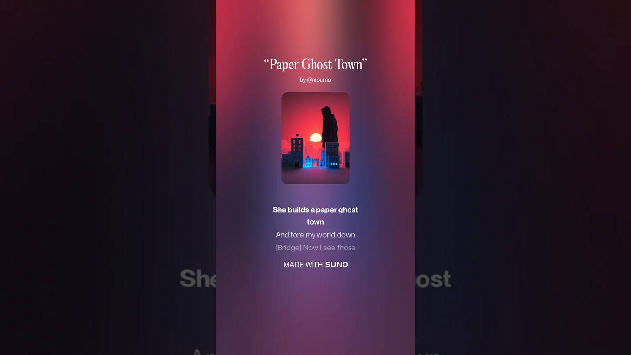 “Paper Ghost Town”