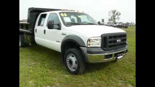 Used Dump Truck For Sale Maryland Ford Dealer F550 Powerstorke V8 Diesel