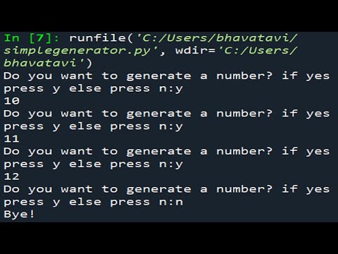 #25 Generators and Yield in Python Example || Yield Keyword in Python Hindi Tutorial with Code