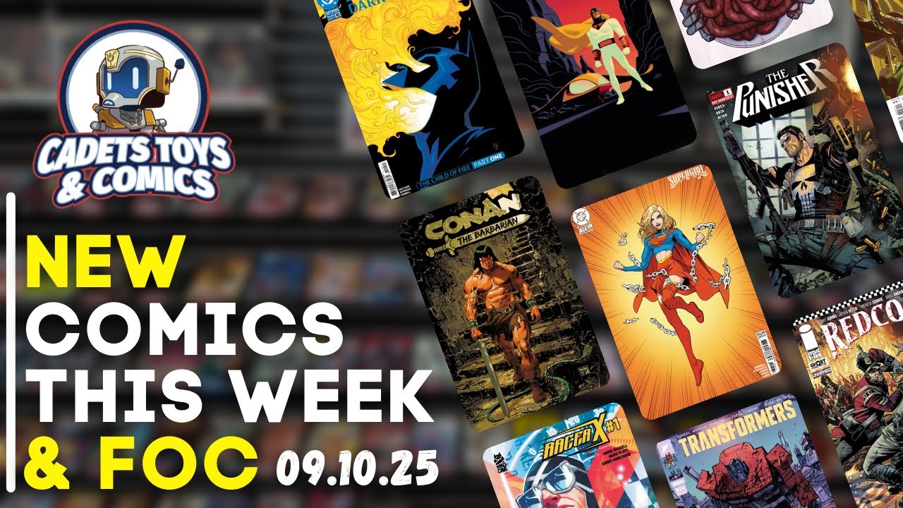 New Comic Book Day September 10th, 2025 - Cadets Toys and Comics