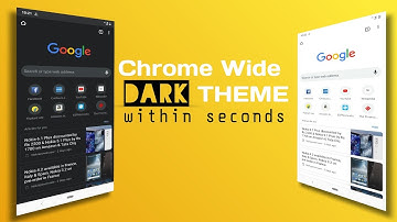 Enable DARK MODE (including WEB CONTENT) in Google Chrome