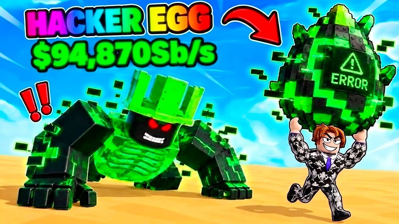 ROUBEI O OVO DO HACKER NO ROBLOX