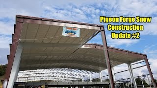 Pigeon Forge Snow Construction Update 2 @CoasterAddict