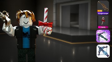 PLAYING MM2 AS A NOOB WITH EXPENSIVE WEAPONS PT 2