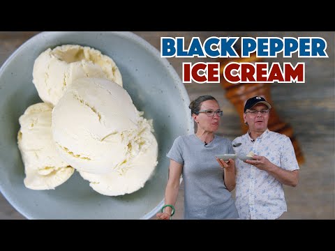 Black Pepper Ice Cream Recipe - 催泪瓦斯味冰淇淋   /  催淚彈味雪糕  /  胡椒噴霧味雪糕