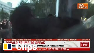 Police assault news crew from Australia at George Floyd protest in Washington