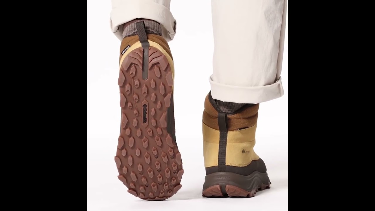 Men’s Columbia Tan and Black Insulated Winter Boots Columbia Lace Up Solid Boots for Men for Sale | Shop New  main image 2