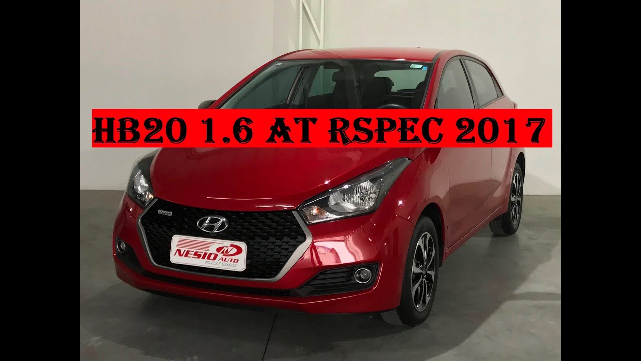 Conheça o Hyundai HB20 Rspec 2017 