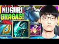 NUGURI DOMINATING GRAGAS WITH NEW ITEMS! - FPX Nuguri Plays Gragas Top vs Poppy! | Season 11