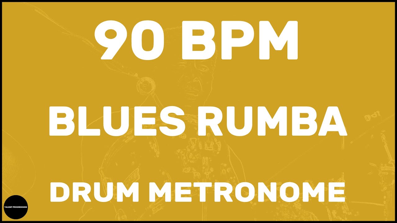 Blues Rumba | Drum Metronome Loop | 90 BPM - YouTube