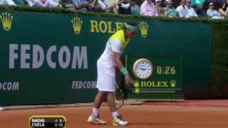 Nadal Vs. Chela, Highlights 1 Set