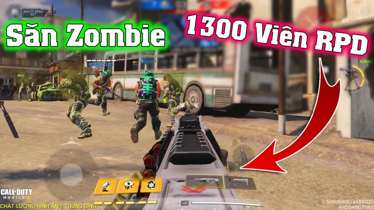 Call of Duty Mobile | Cực Nhộn Với RPD 1300 Viên - Săn Zombie Không ...