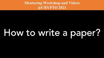 Q2 How do you write a research paper? How to write a good paper?