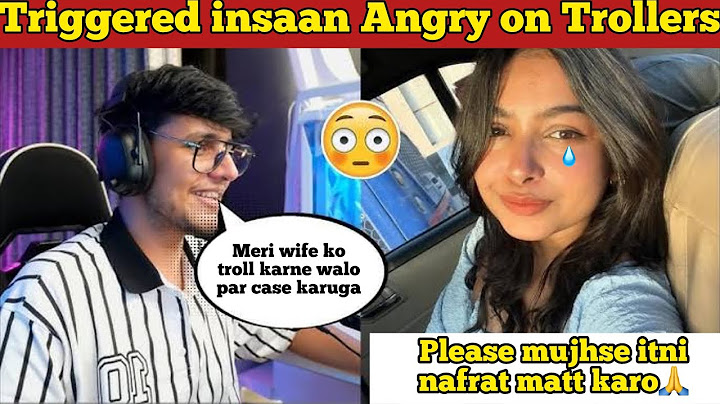 Triggered insaan😡ne di trollers ko dhamki 🤬meri marriage ke bare mein bakwas band karo🤬 #slayneet