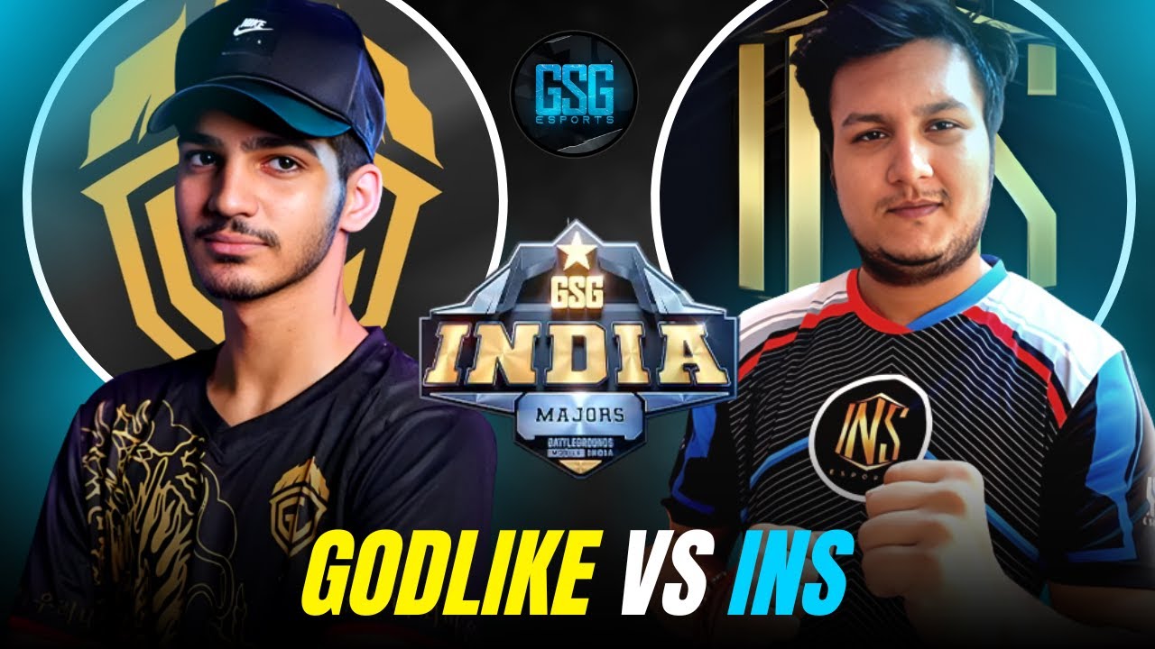 GODLIKE VS INS 4V4 FIGHT IN MIRAMAR | GSG ESPORTS INDIA MAJORS GRANDS ...