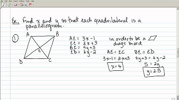 6-3 Tests for Parllelograms