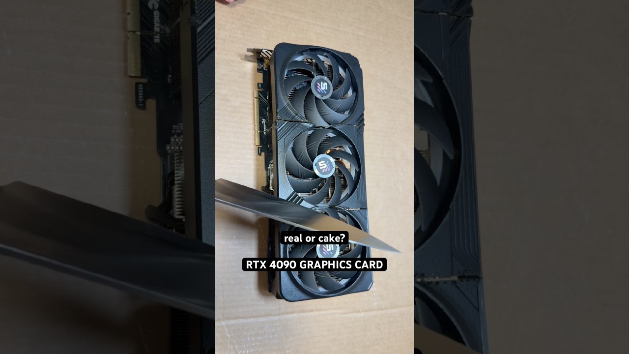This 4090 GPU is cake?!