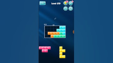 Block! Basic Novice Level 215 Walkthrough Solution