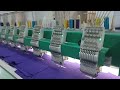 ماكينات التطريز بالكمبيوتر 12 راس Flat Embroidery Machine 