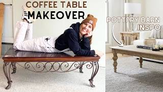 Modernizing a Dated Coffee Table with Pre-Made Legs | Coffee Table Makeover