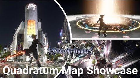 Kingdom Hearts III Quadratum Map Mod Showcase