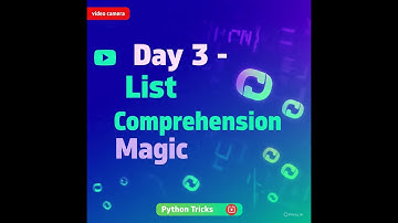 Day 3 – List Comprehension Magic for Pro-Level Python | 30 Python Tricks in 30 Days