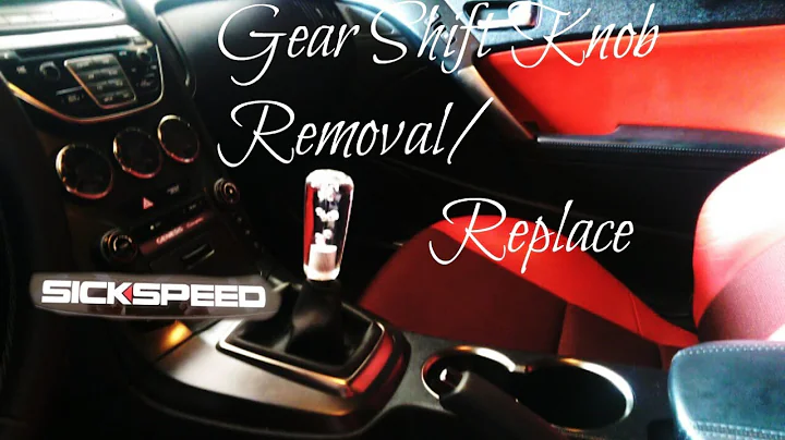 Shift Knob Install /Removal /Sickspeed /2013 genesis coupe