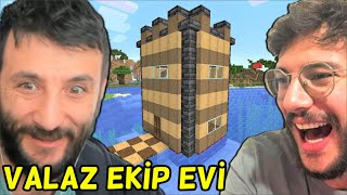 VALES için EKİP EVİ YAPTIM!! 💖VALAZ💖 Ekiple Minecraft 13.Bölüm