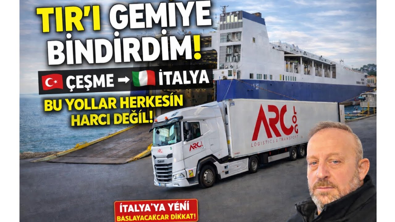 İTALYA’DA TIR SÜRMEKZor mu? Gerçek Yol
