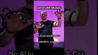 Mastering a new instrument #noai #gesture #cyberpunk #physics #musictech