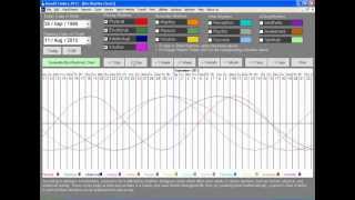 Bio Rhythmic charts with Iching in best astrology software Kundli Chakra 2012 screenshot 1