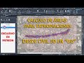 ¡¡ Tráiler !! Calculo de áreas para expropiaciones en civil 3D con "GIS"