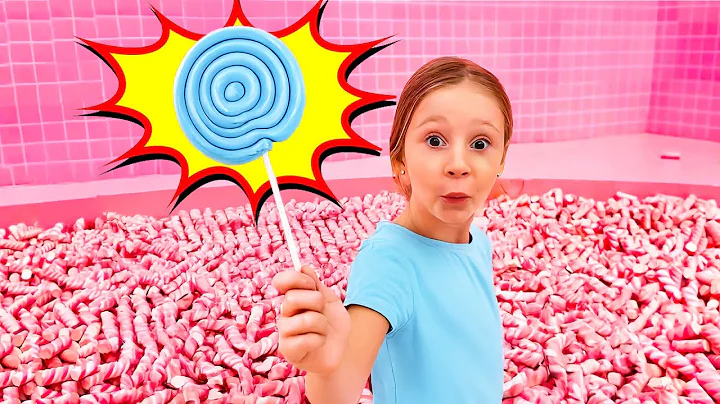 Nastya and dad in Amsterdam Amusement Park