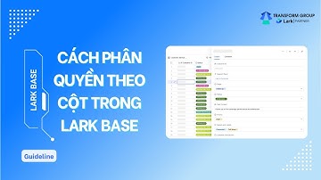 Hướng dẫn chi tiết cách phân quyền theo cột trong Lark Base