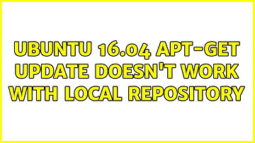 Ubuntu: Ubuntu 16.04 apt-get update doesn